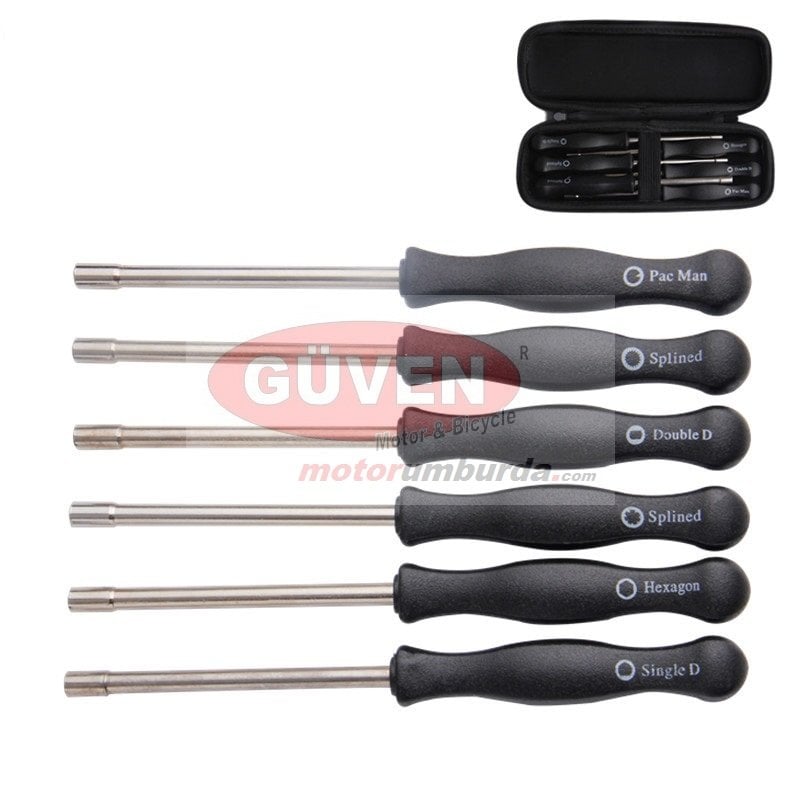 Motorlu testere tırpan karbüratör ayar tornavida seti 6 parça