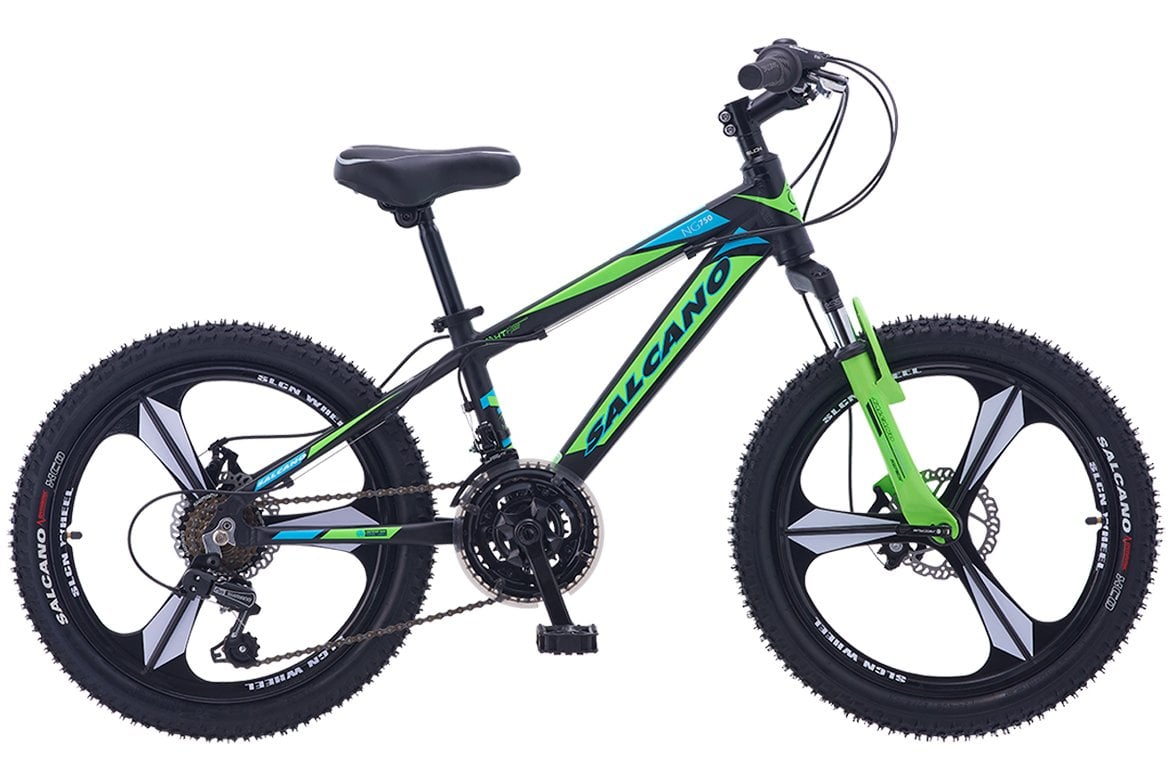 Salcano-NG750 20 Monoblok Jant  V Fren 18 Vites Çocuk Bisikleti