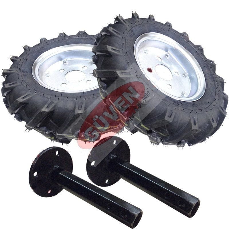 Çapa Makinesi 400 x 8 Aks Tekerlek Takımı 23mm