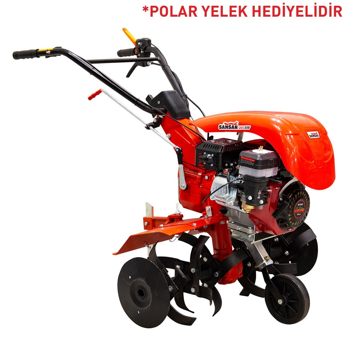 Sansar 201SW- 6-5 hp 2 İleri 1 Geri Vitesli Çapa Makinesi WM168FB,