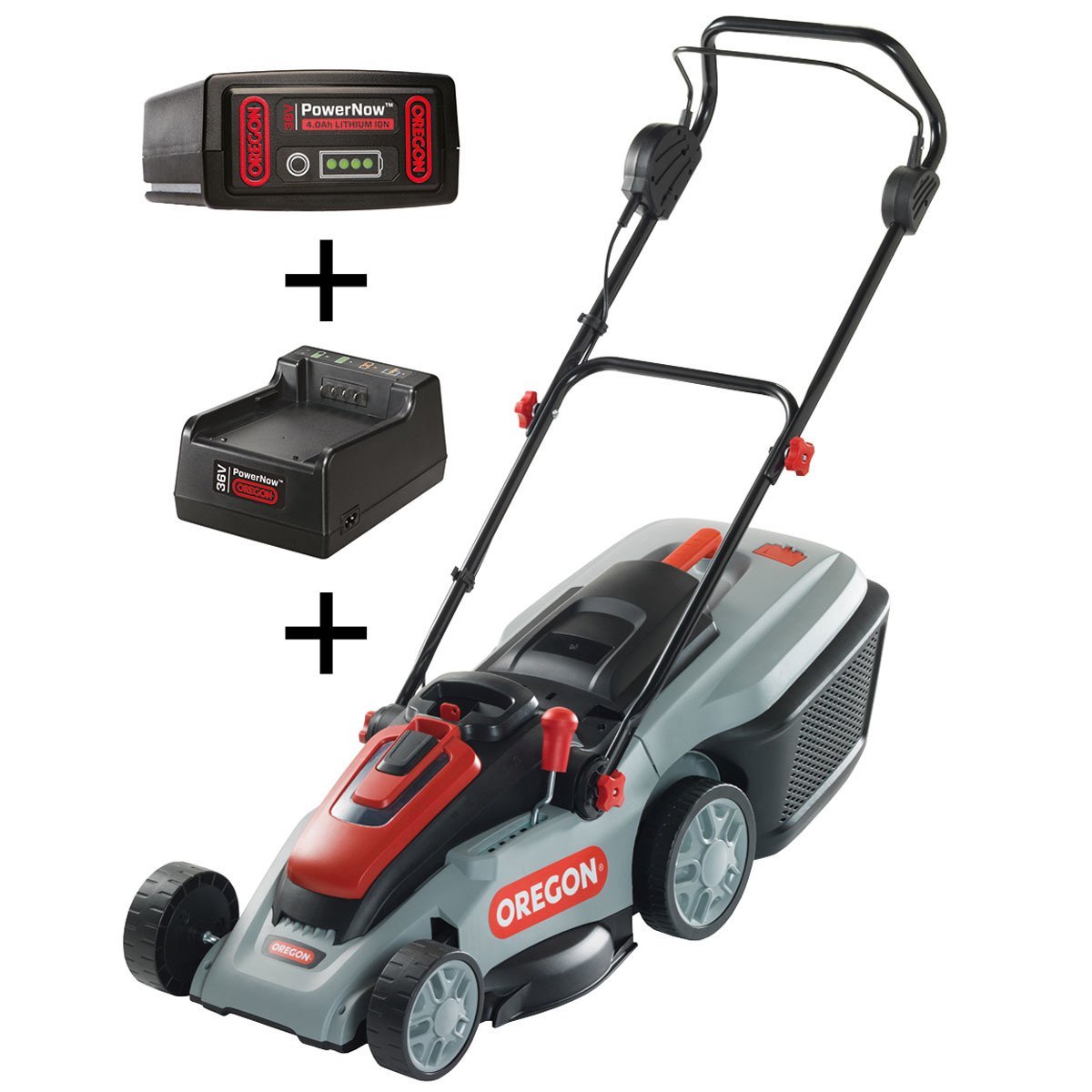 Oregon LM300 Şarjlı Çim Biçme Makinası 36V 40cm